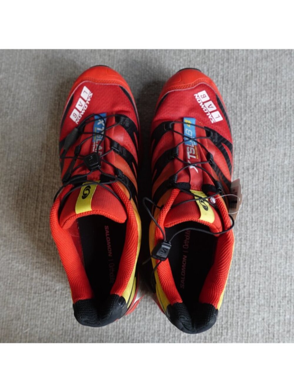 Salomon Mens Sneakers 10.5 Red XT-4 OG - Picture 4 of 10